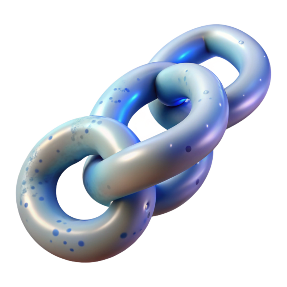 serene artistic Bubble Chain Rising Continuously Element png