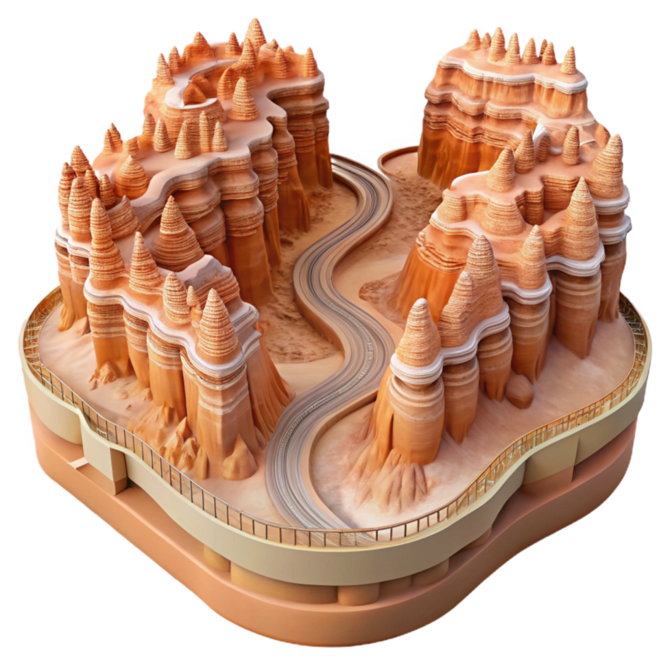 wonderful minimalist Bryce Canyon National Park Navajo Loop Trail Transparent original png