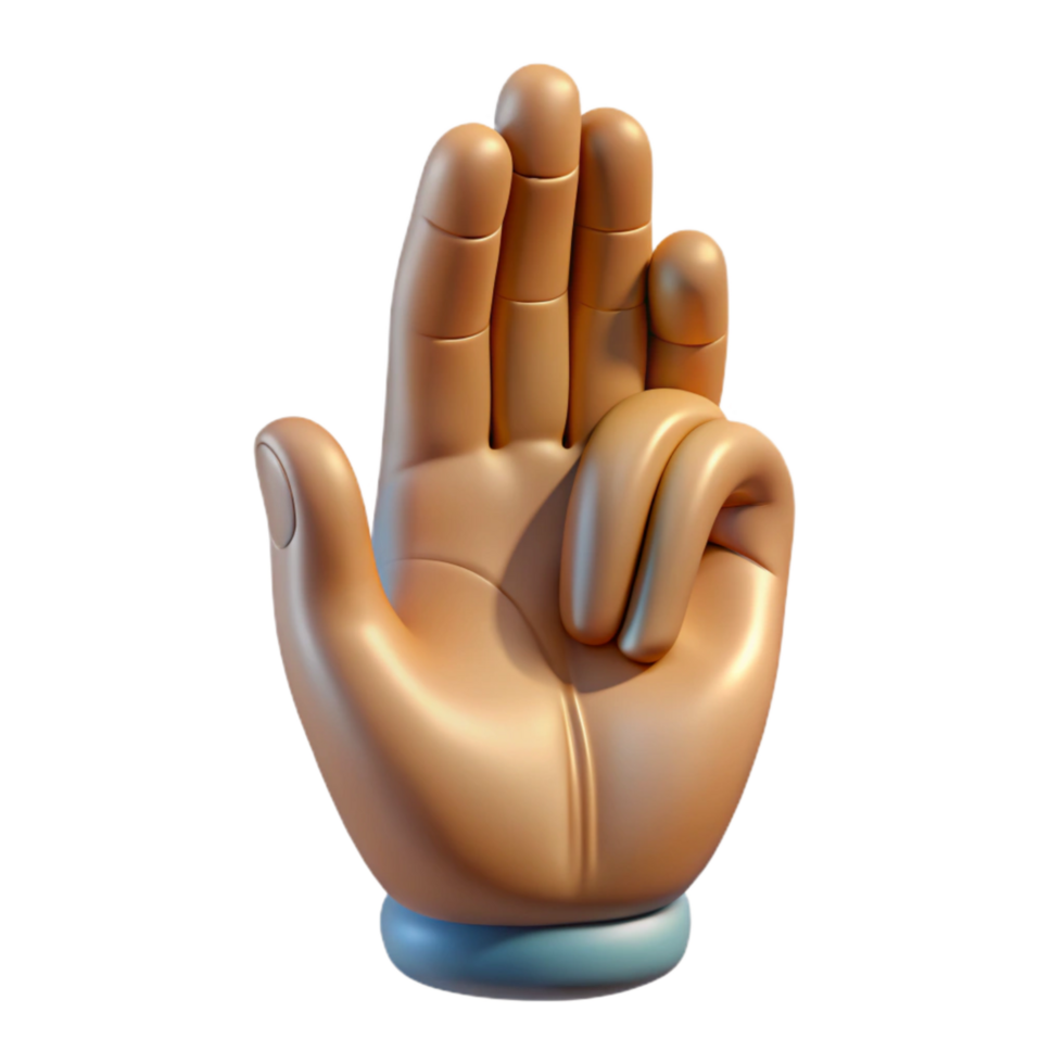 stunning abstract Buddha Hand Gesture Mudra Cutout on Transparent Background professional png
