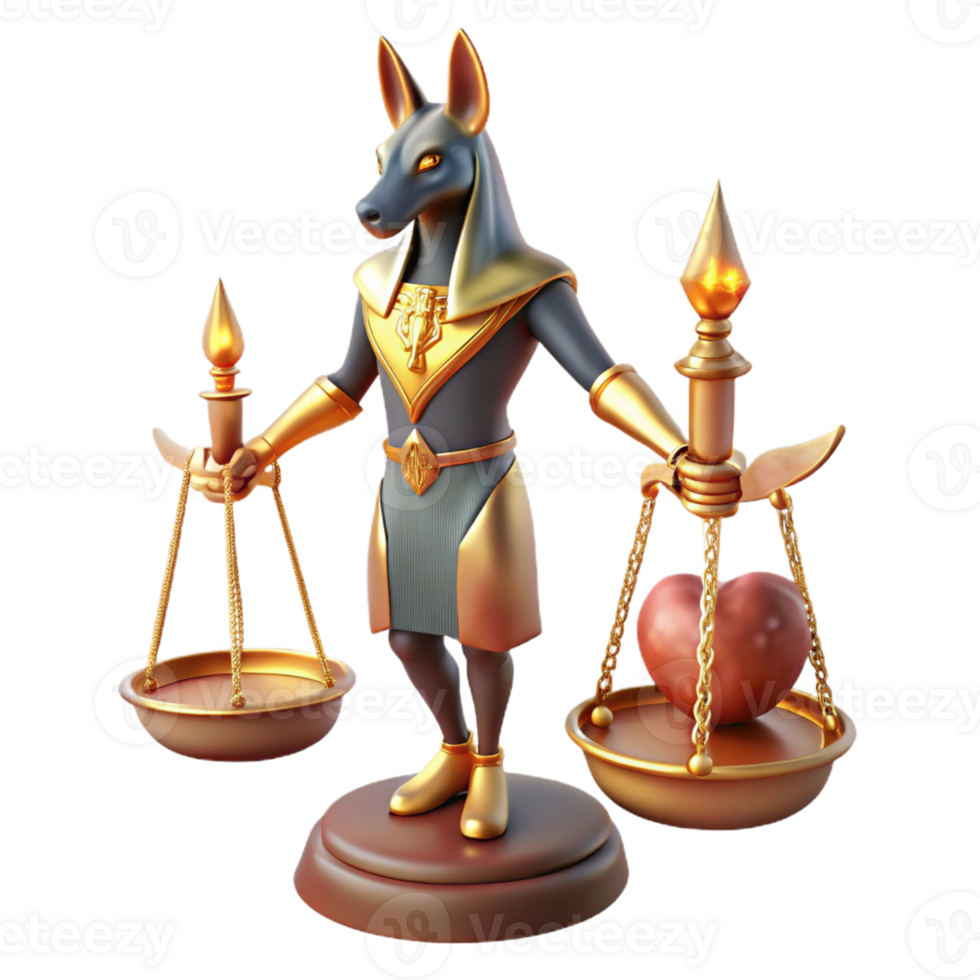 magnificent modern Anubis the Egyptian Jackal Headed God W authentic png