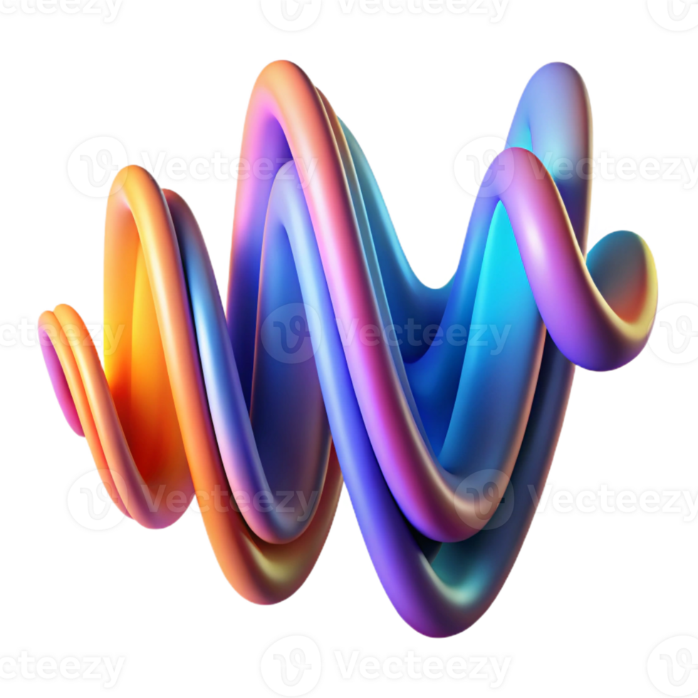stunning modern Abstract Sound Wave Visualization genuine png