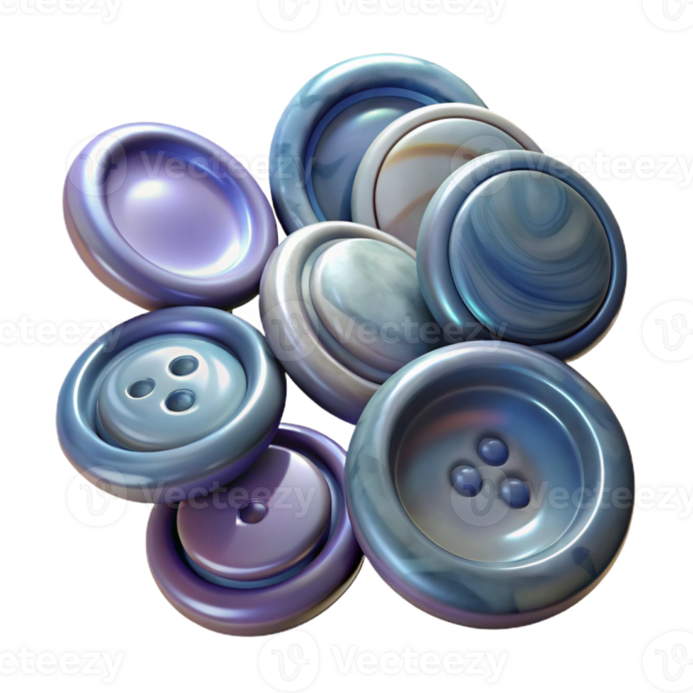 stunning abstract Button Collection Assorted Sizes Transparent professional png