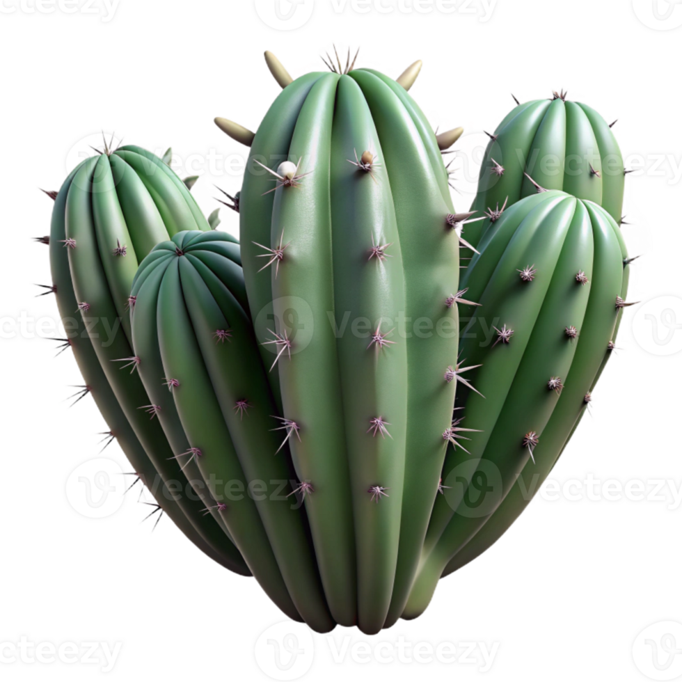 beautiful classic Cactus Plant Spines Detail View Cutout genuine png