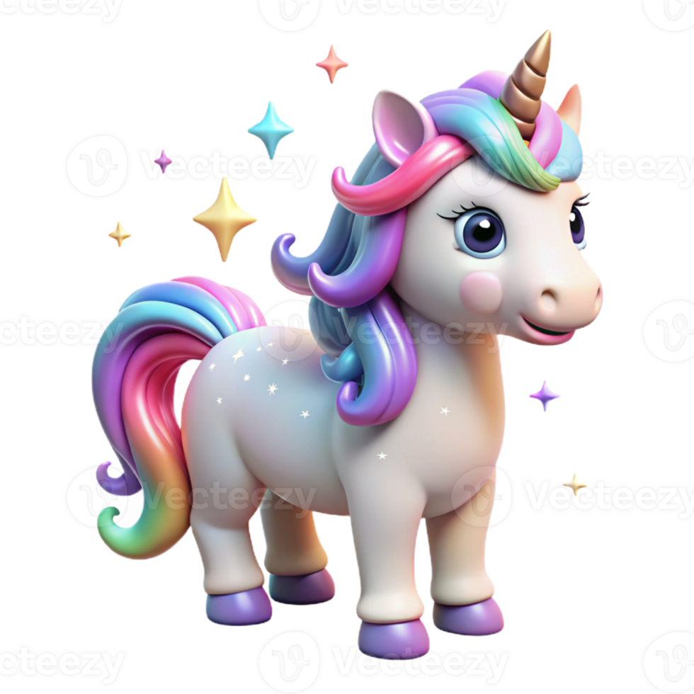 magnificent classic Portrait of a Whimsical Unicorn with a Rai exclusive png
