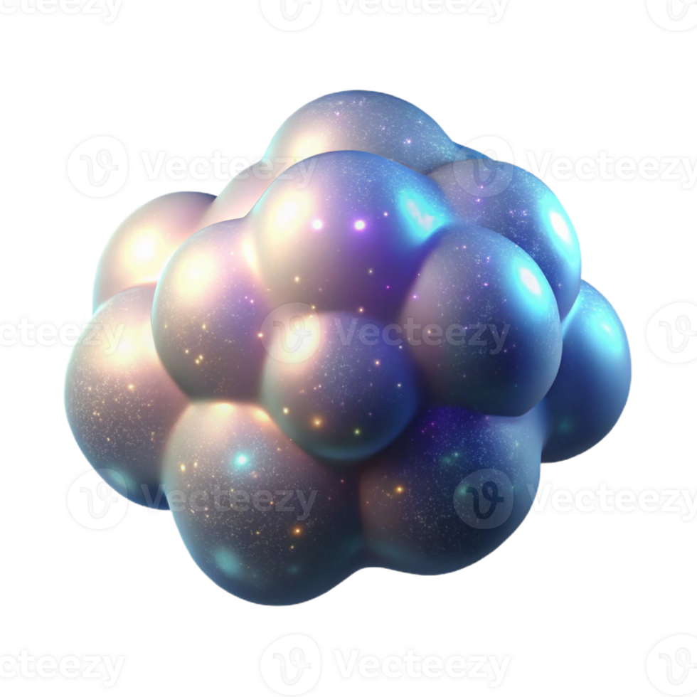 stunning abstract A Cloud of Glowing Particles Forming the S original png