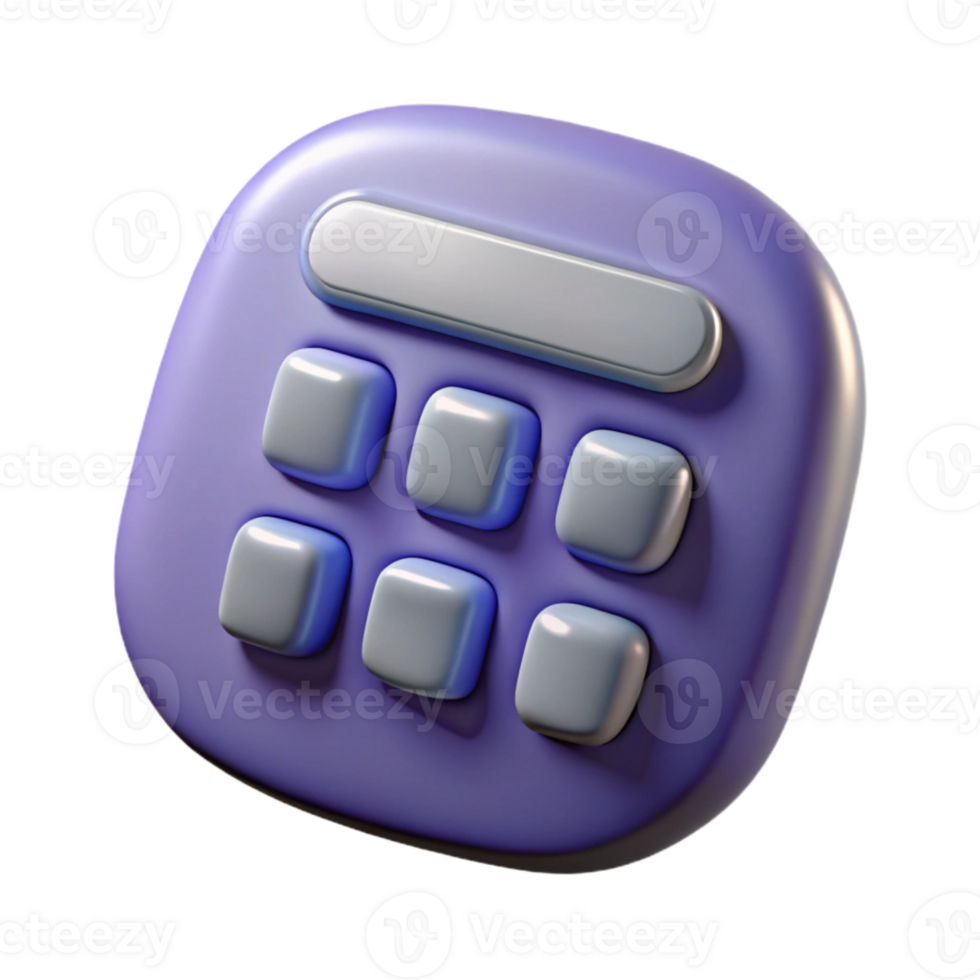 impressive abstract Calculator Button Close Up View Transparent Element original png