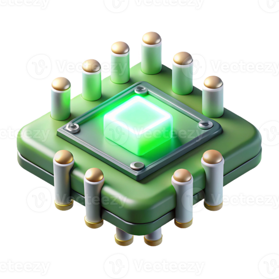 vibrant artistic A Close Up of a Circuit Board Its Compone authentic png