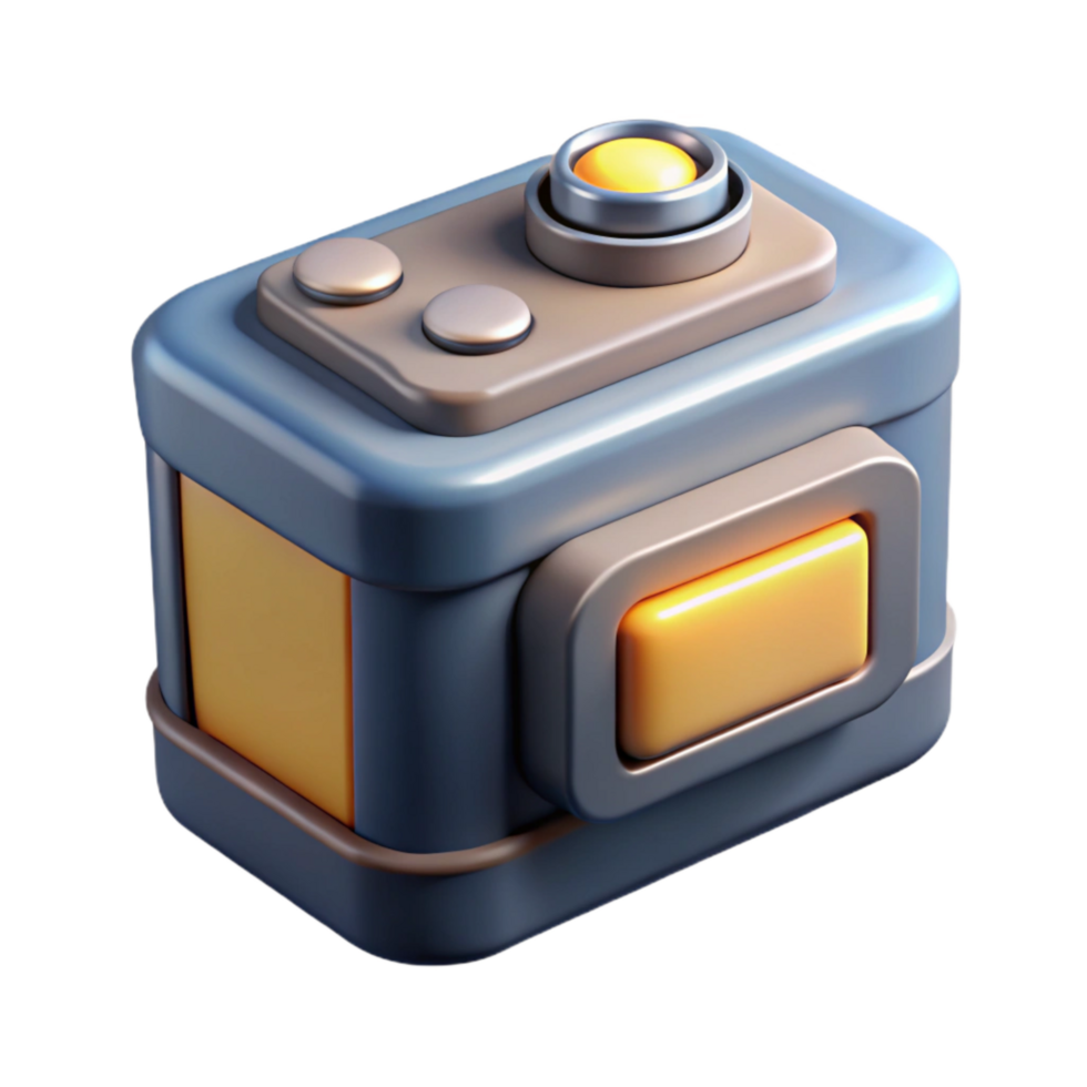 wonderful minimalist Camera Battery Charger with Indicator Light premium png
