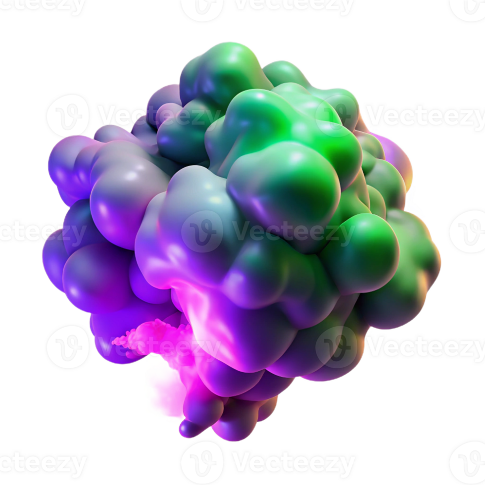 magnificent traditional A Cloud of Iridescent Smoke Swirling An high resolution png