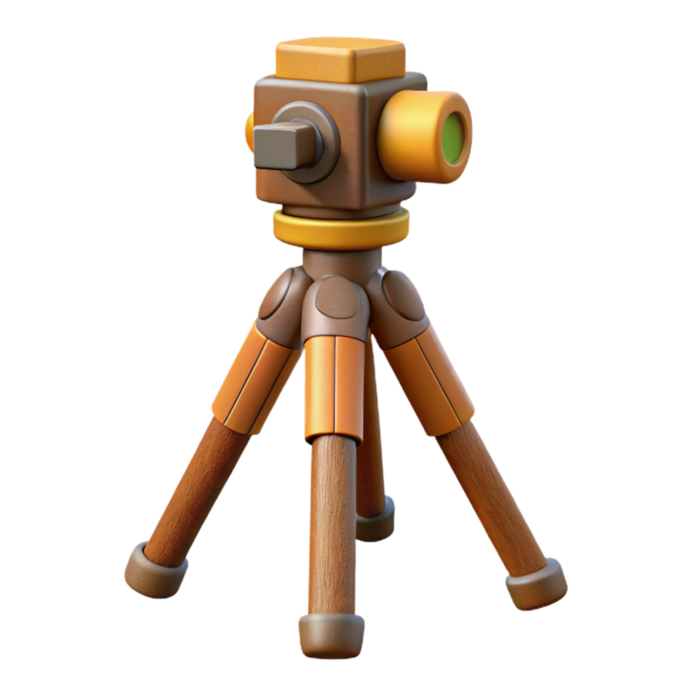 magnificent contemporary Camera Tripod with Extended Legs authentic png