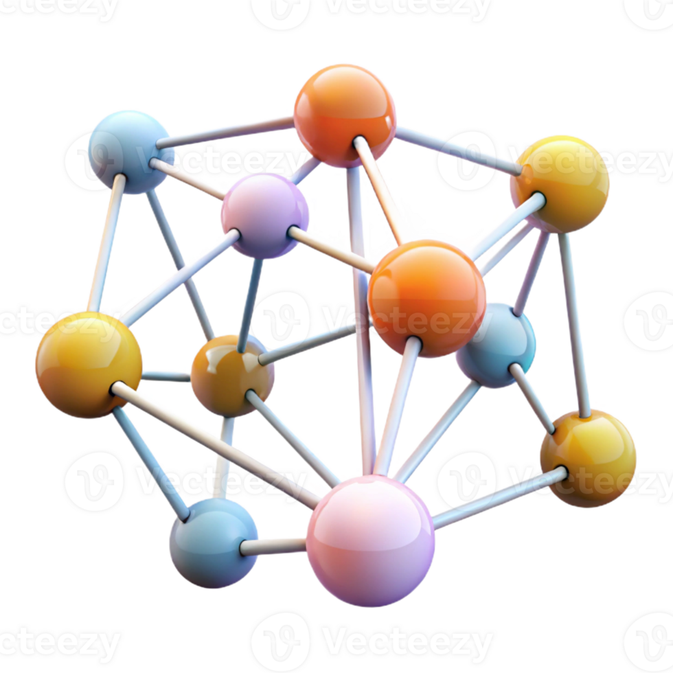 impressive classic A Network of Interconnected Nodes and Lin professional png