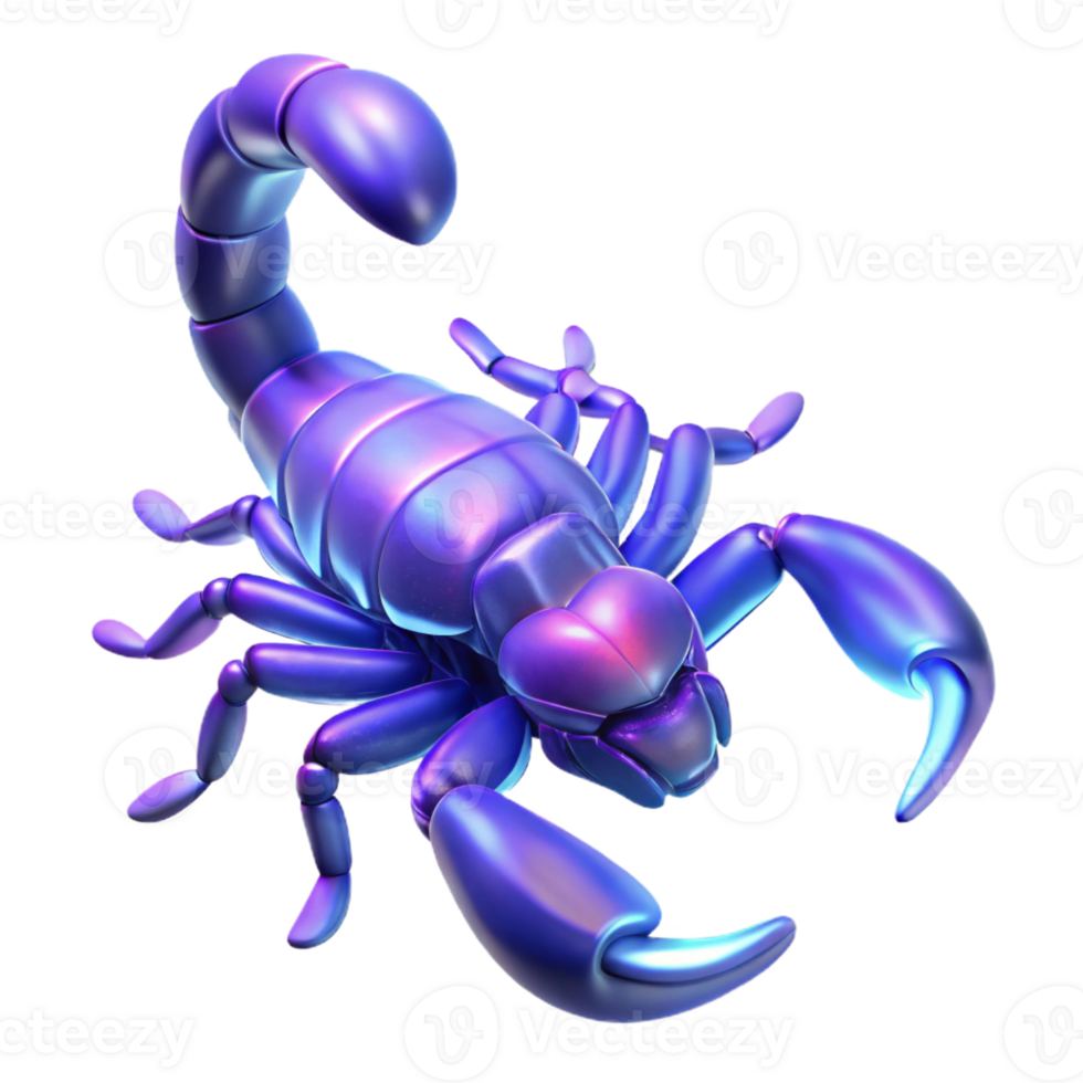 stunning contemporary A Scorpion Glowing Under Ultraviolet Light exclusive png