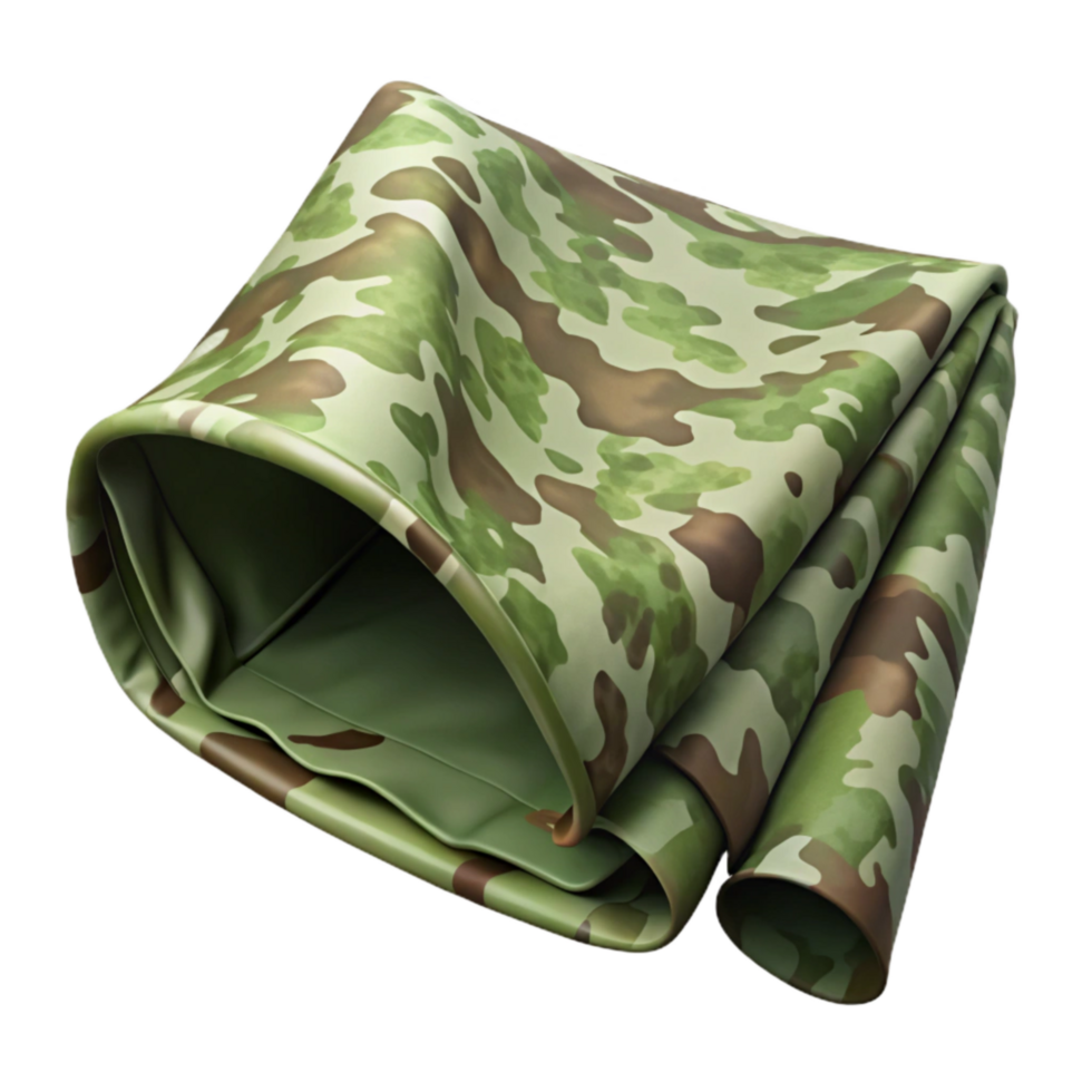 stunning rustic Camouflage Tarp Folded professional png