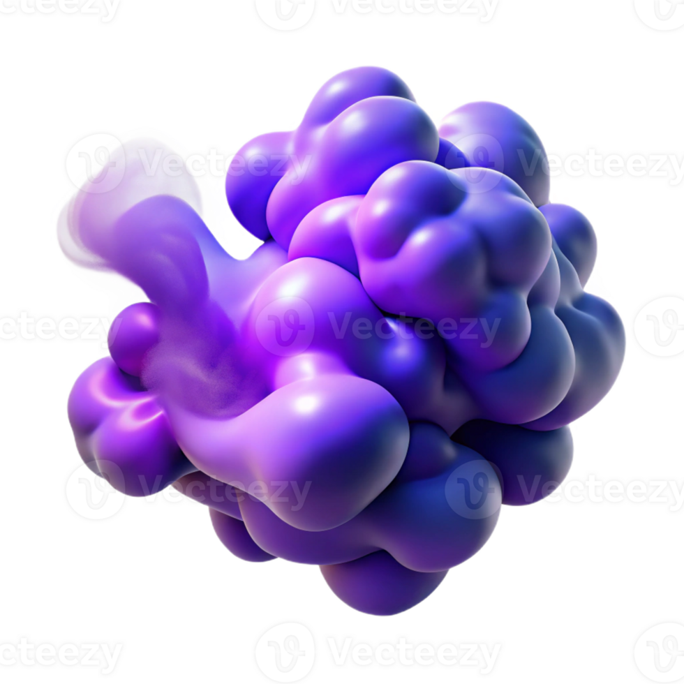 magnificent vintage A Cloud of Smoke in Shades of Purple And genuine png