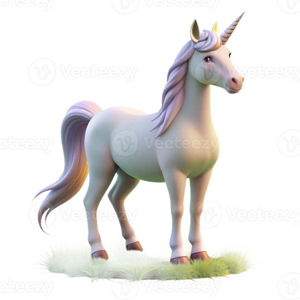 stunning rustic A Majestic Unicorn Grazing in a Sunlit Me high resolution png