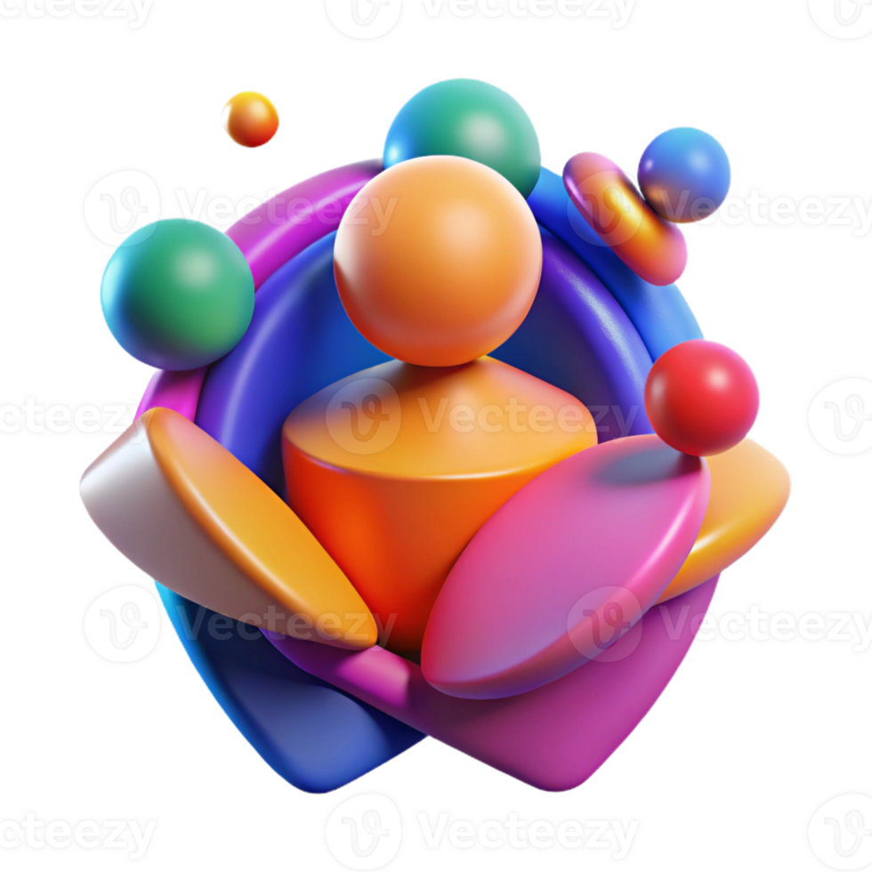 beautiful abstract An Abstract Representation of Human Consci detailed png