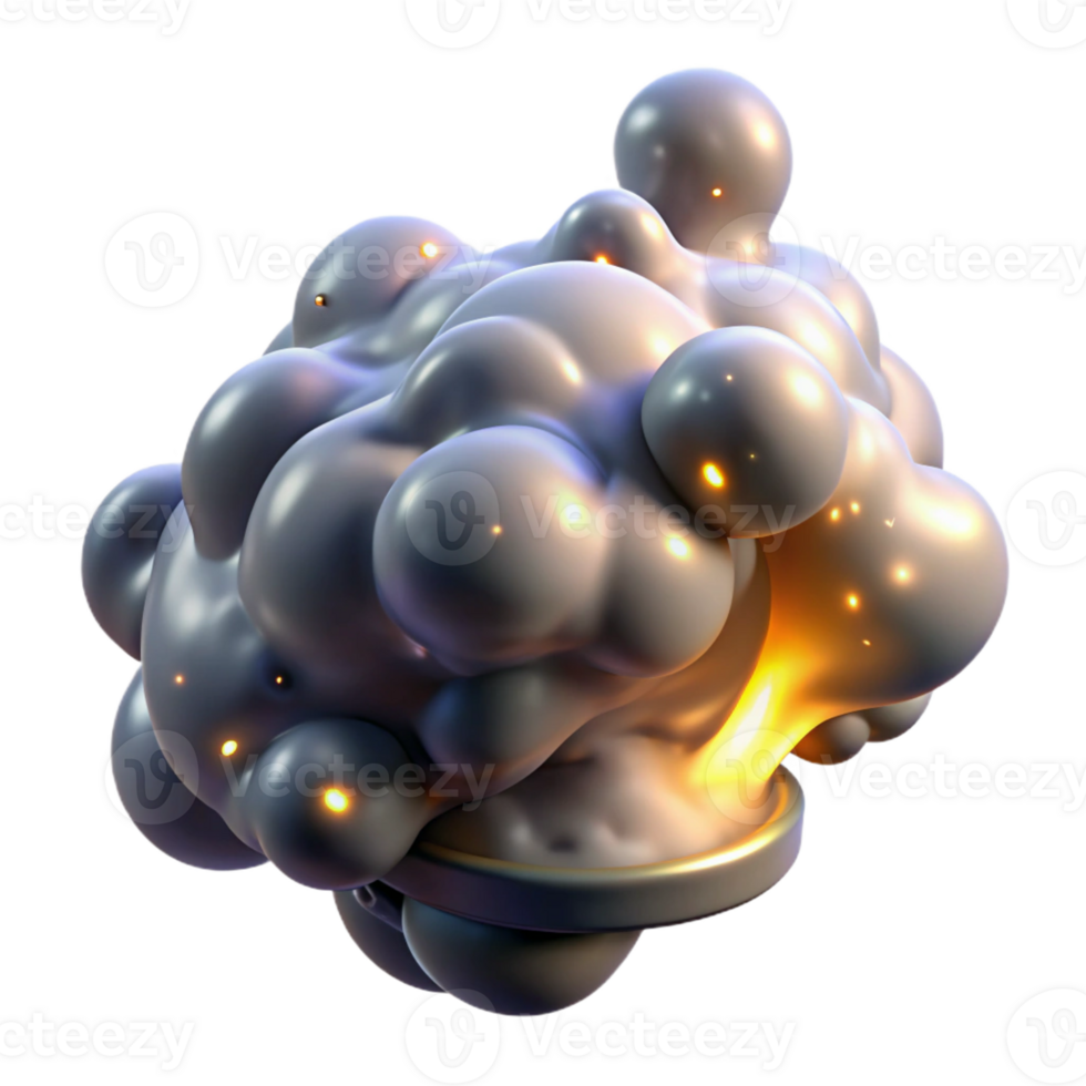 magnificent contemporary Fluid Dynamics Simulation of Swirling Smok exclusive png
