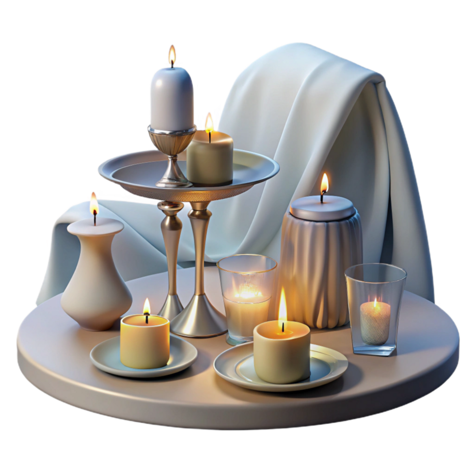 wonderful contemporary Candlelight Dinner Romantic Setting Transparent premium png