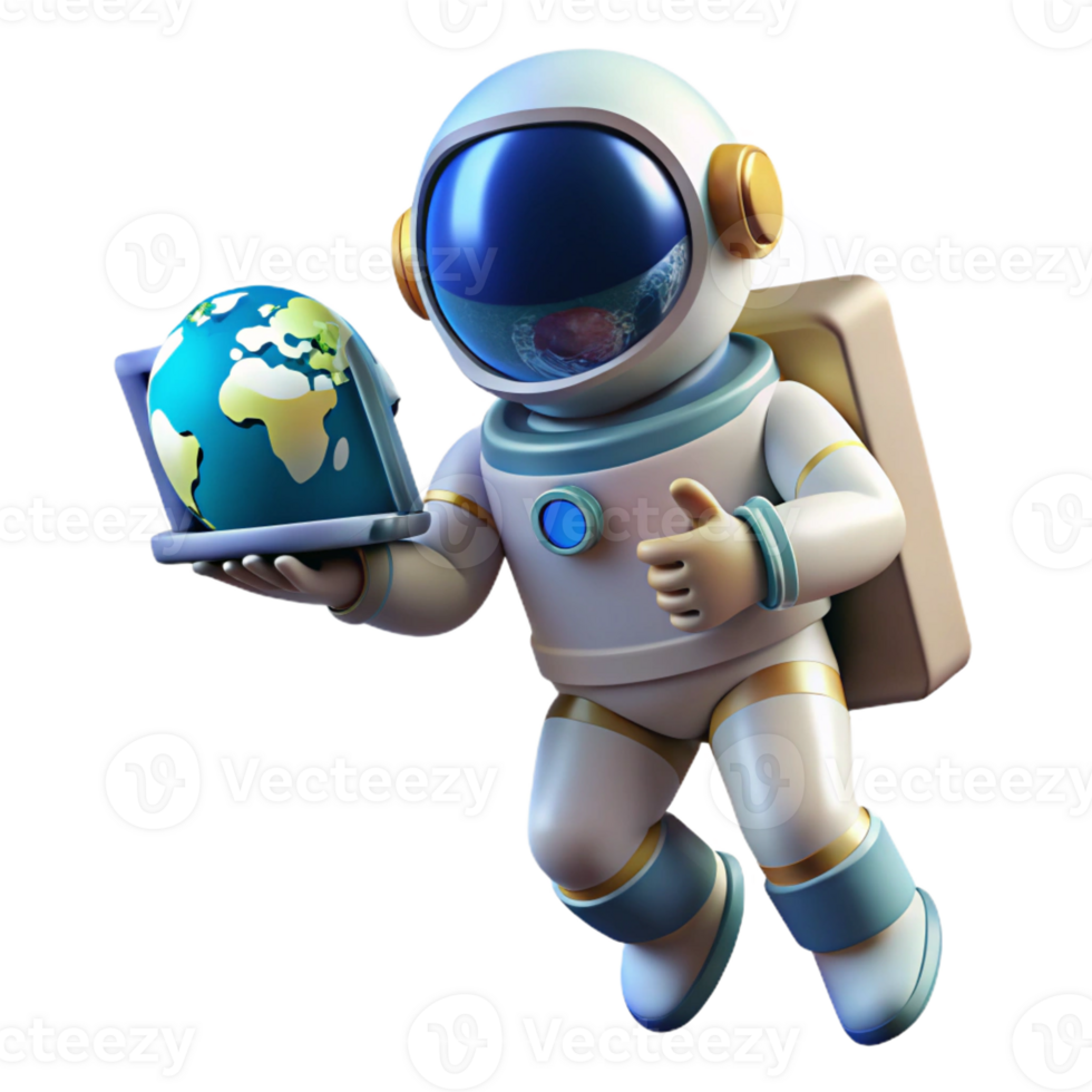 magnificent rustic A Lone Astronaut Floating in Space Holdi png