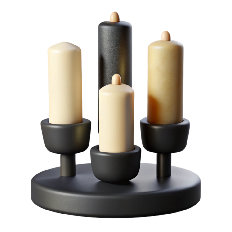 beautiful creative Candlestick Chart with Black and White Candles professional png