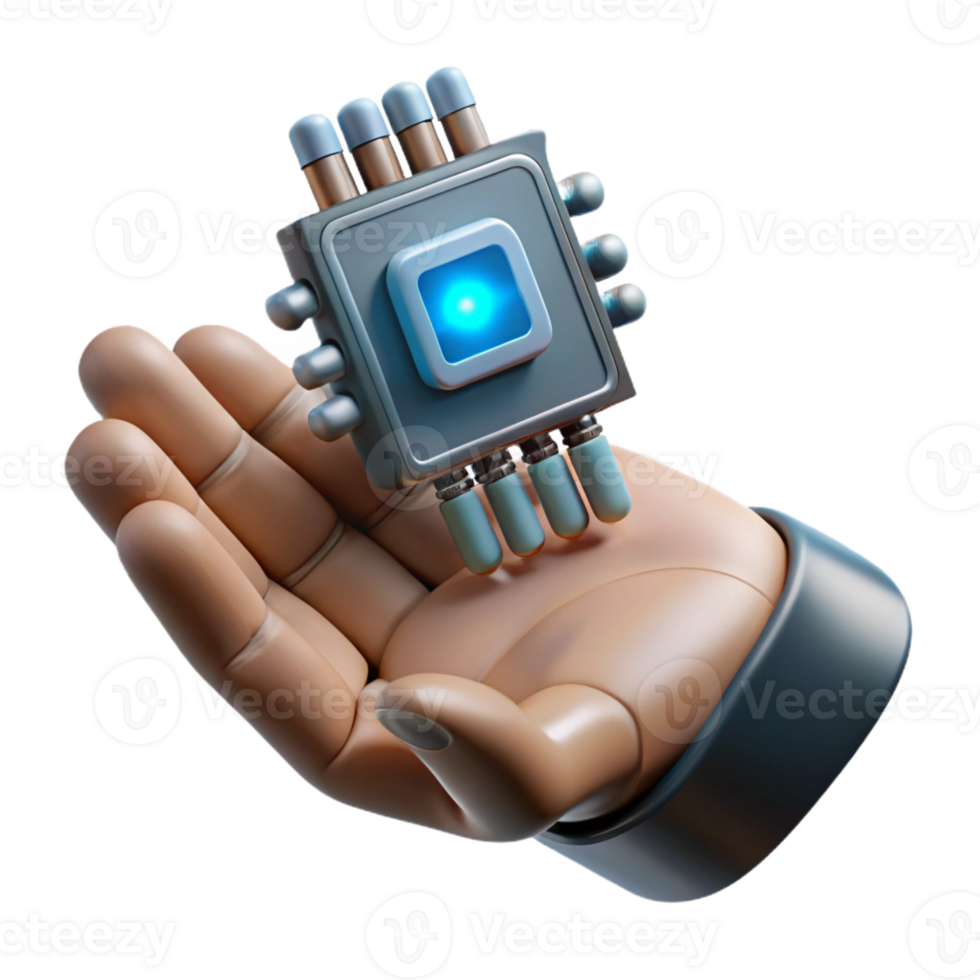 magnificent classic A Close Up of a Cyborg S Hand Holding exclusive png