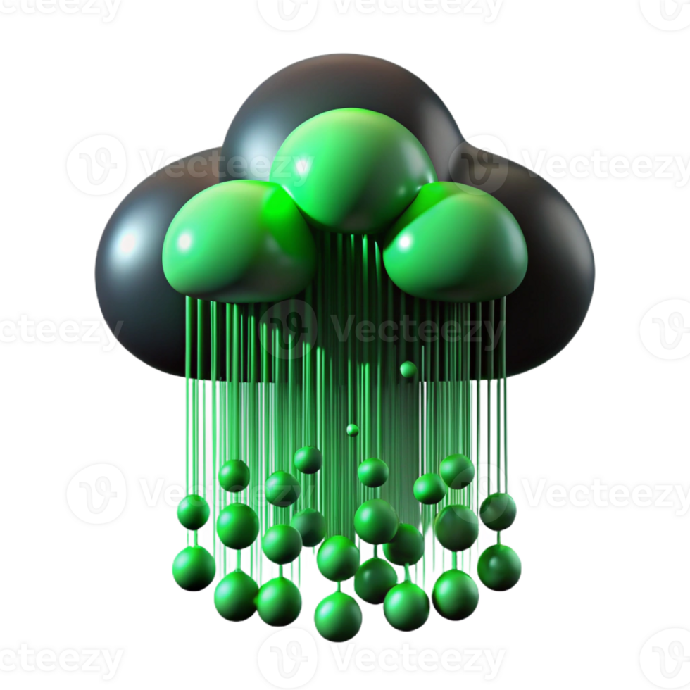 dramatic abstract A Digital Rain of Binary Code Cascading high resolution png