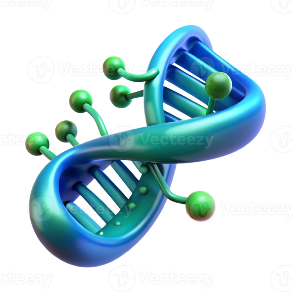stunning classic A Dna Strand with Digital Data Flowing Th png