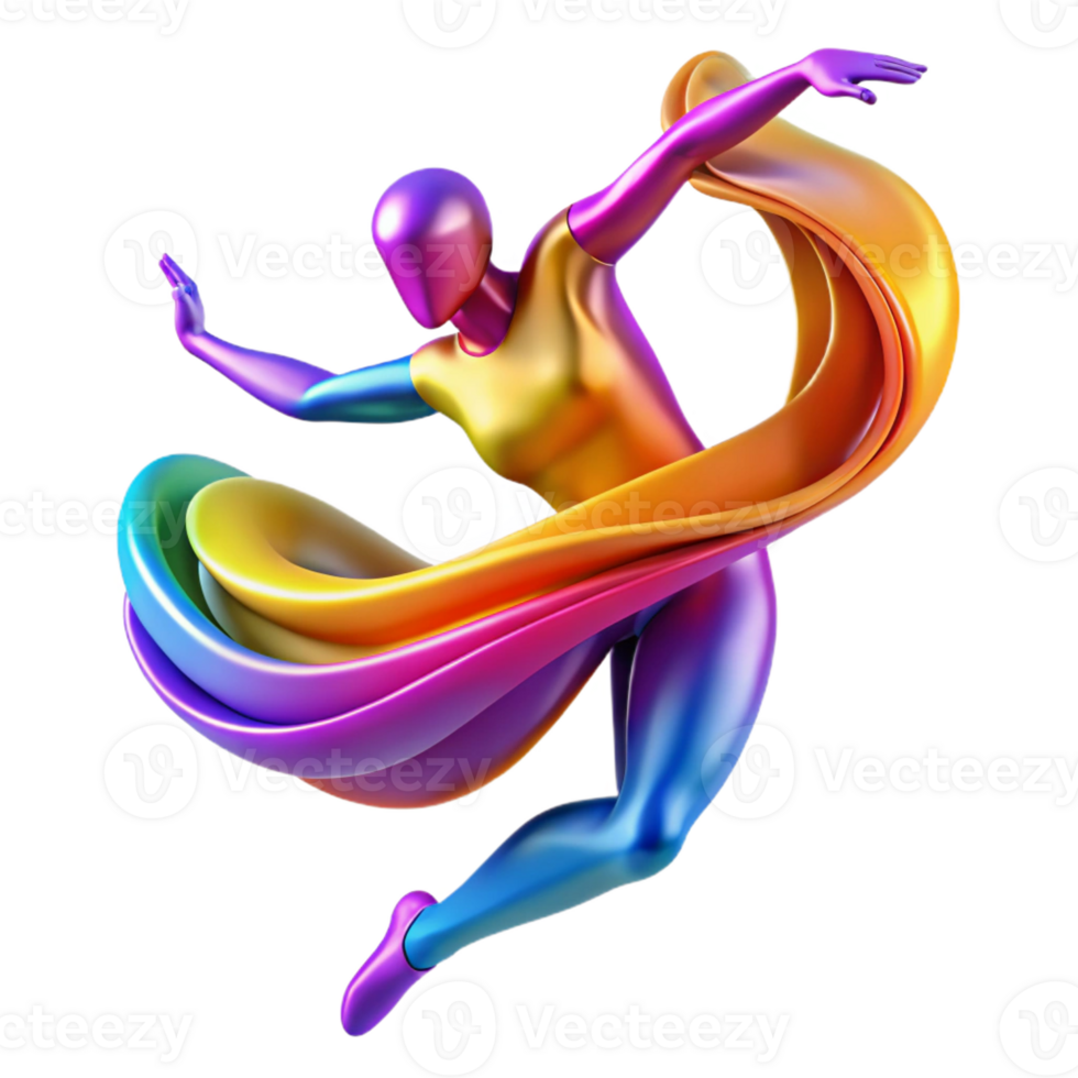 stunning creative An Abstract Representation of Dance Using png