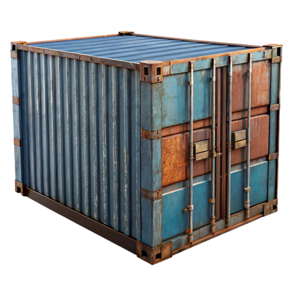 extraordinary rustic Cargo Container Ship Side View Cutout original png