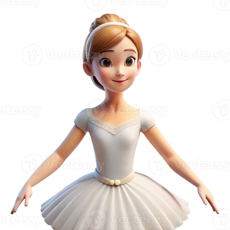 dramatic abstract Portrait of a Graceful Ballerina with a F exclusive png