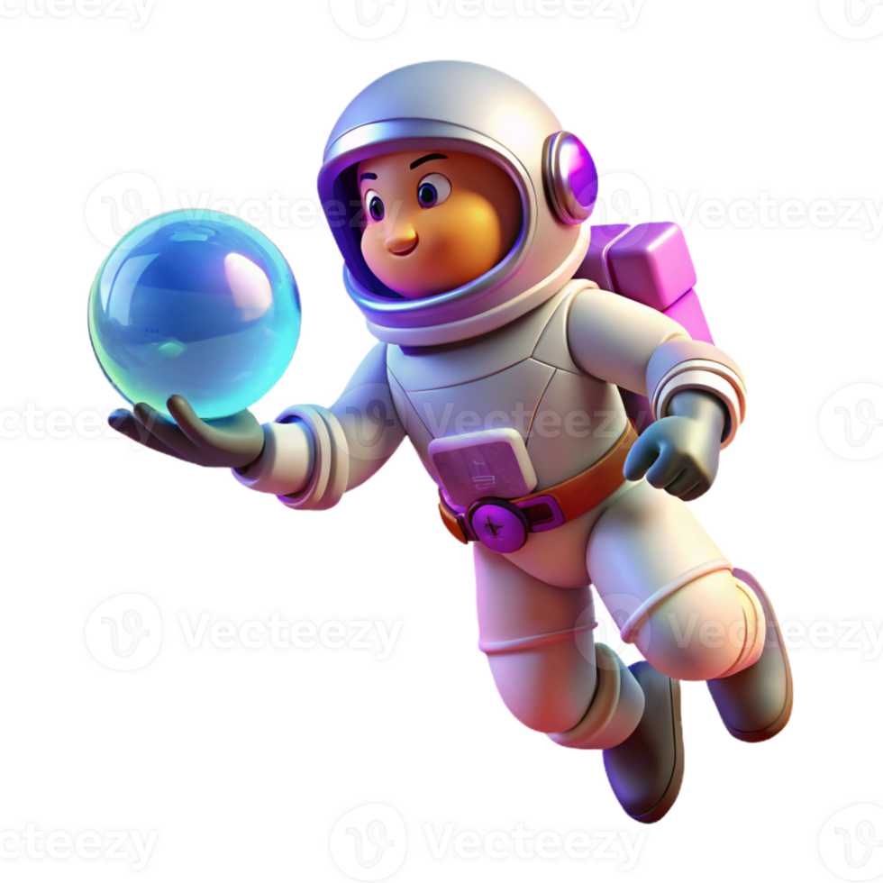 wonderful minimalist A Lone Astronaut Floating in Space Holdi original png
