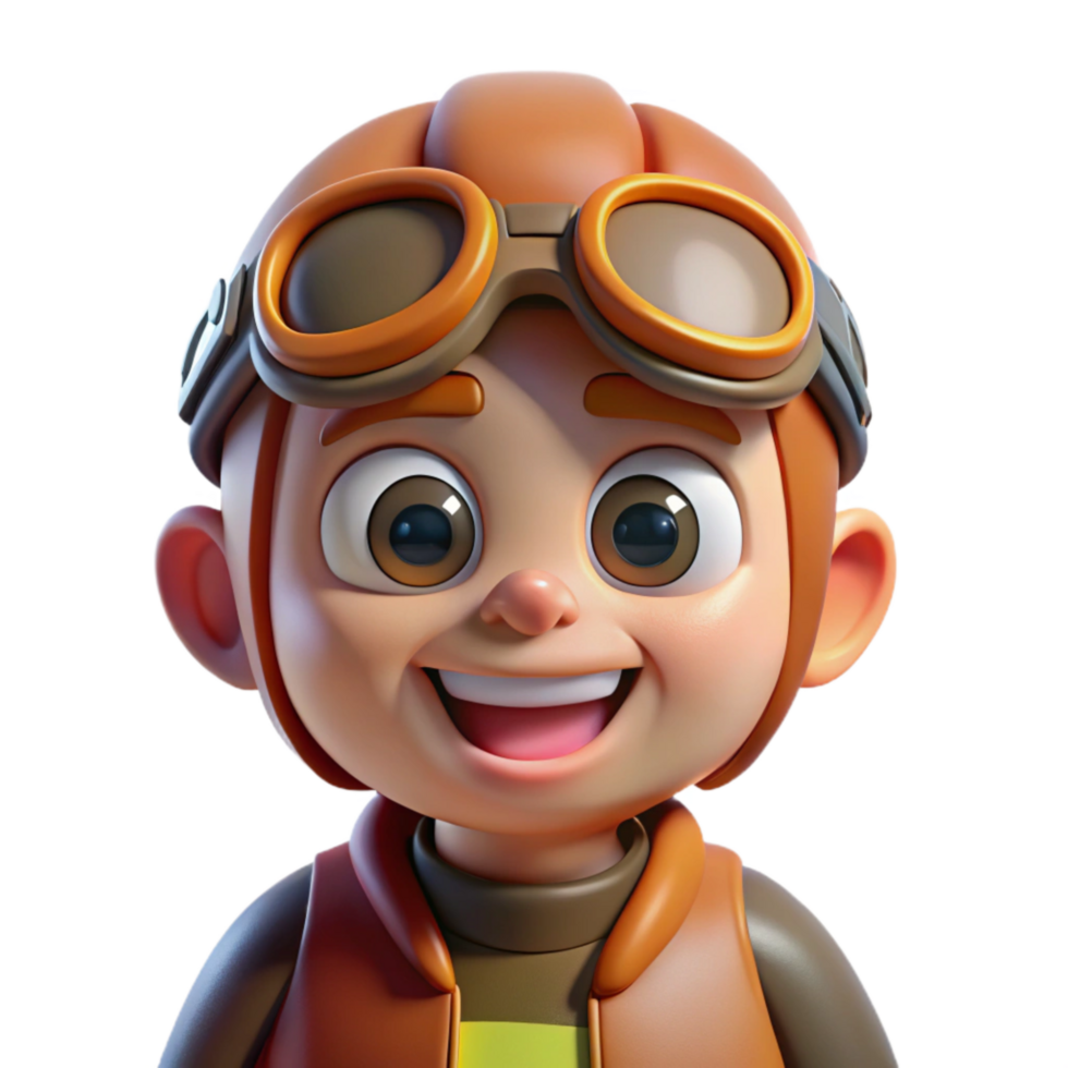 stunning artistic Cartoon Ar Goggles with Exaggerated Features Transparent Background high resolution png