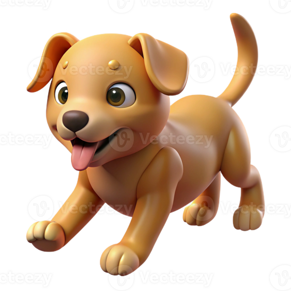 impressive traditional A Playful Puppy Chasing Its Tail Green original png