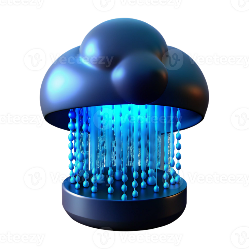 stunning contemporary A Digital Rain of Binary Code Cascadin 4K png