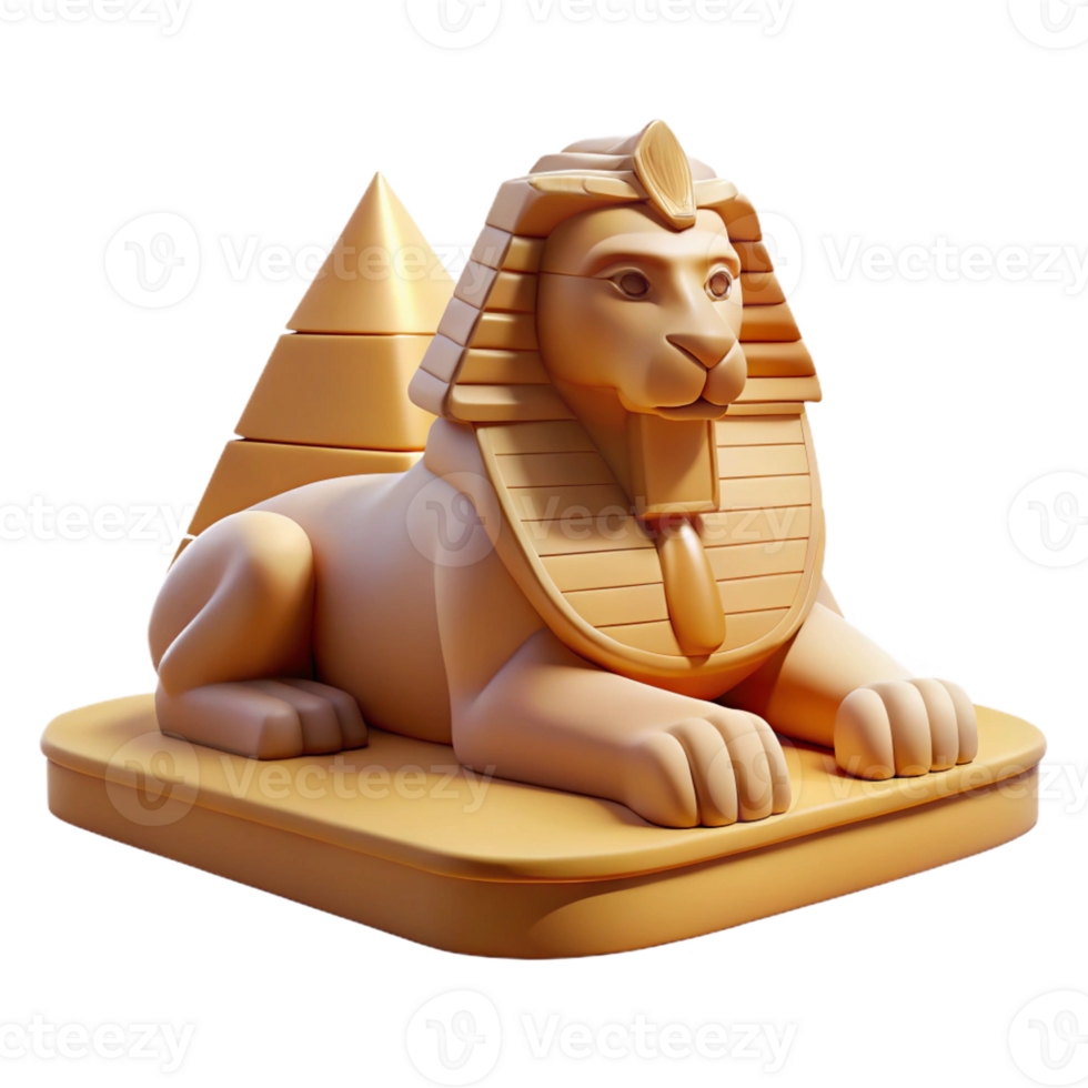 beautiful classic A Powerful Sphinx with the Head of a Hum premium png
