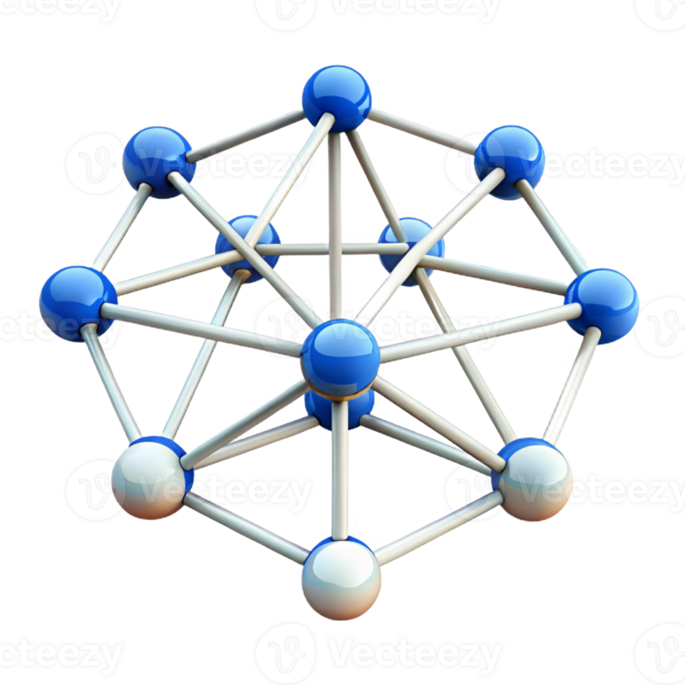 beautiful vintage A Network of Interconnected Nodes Formi original png