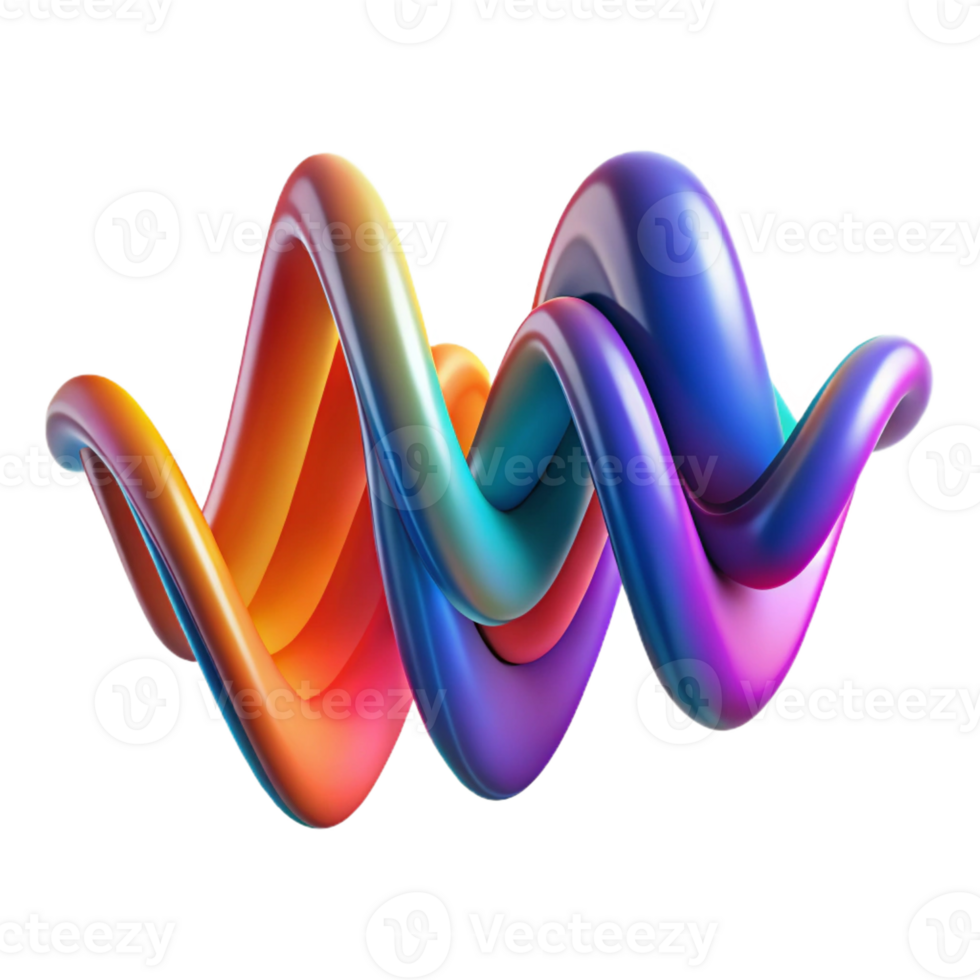 serene rustic Abstract Sound Wave Visualization 4K png