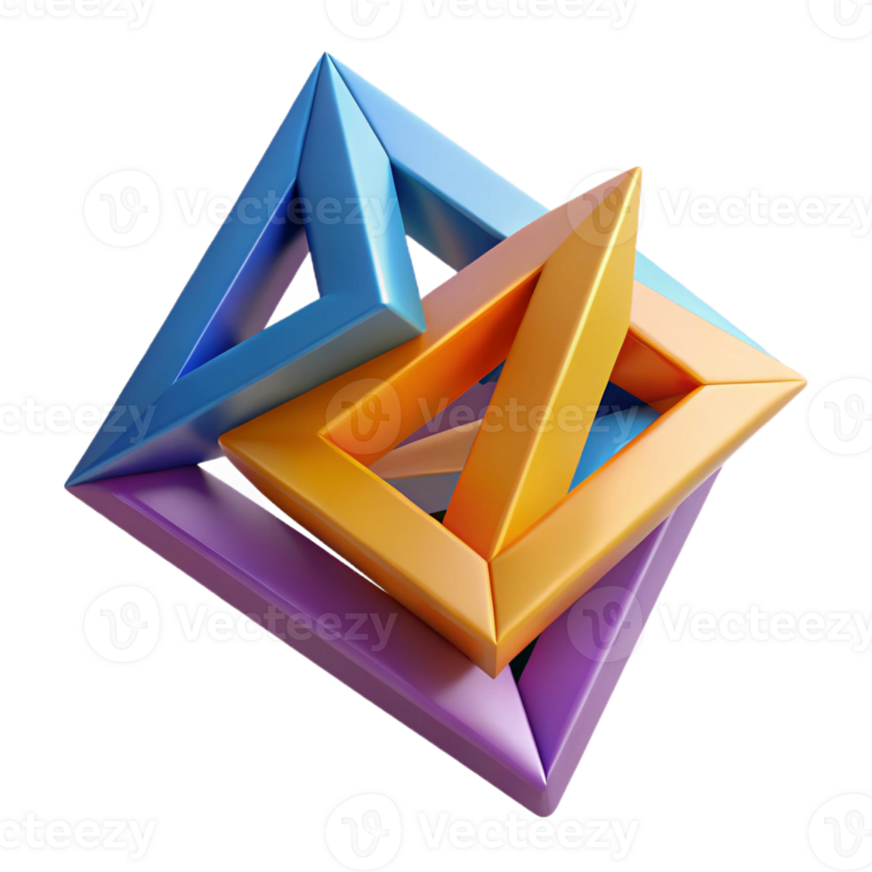 magnificent traditional A Dynamic Composition of Intersecting Tri original png
