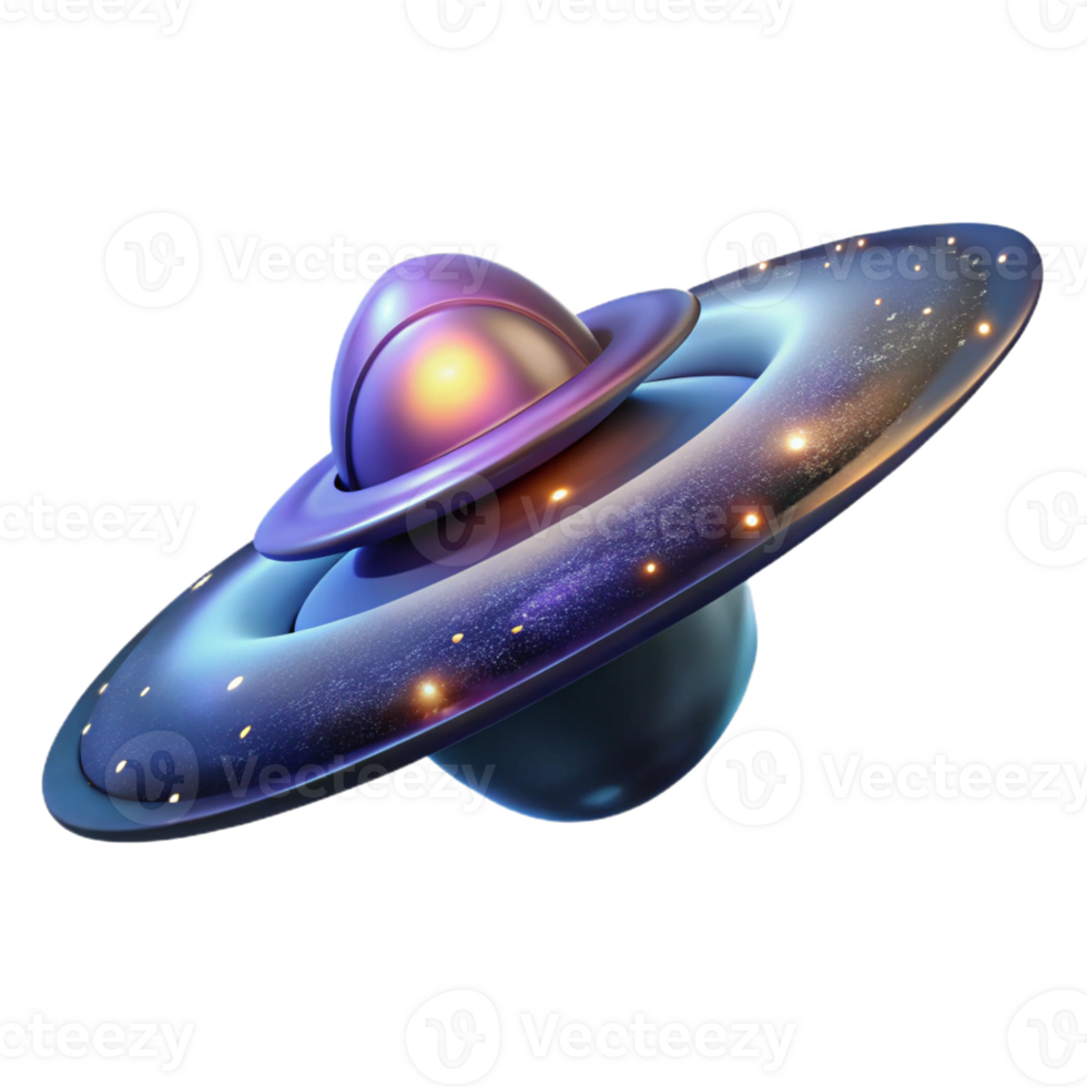 stunning vintage A Lone Spaceship Exploring a Vast Swirli professional png