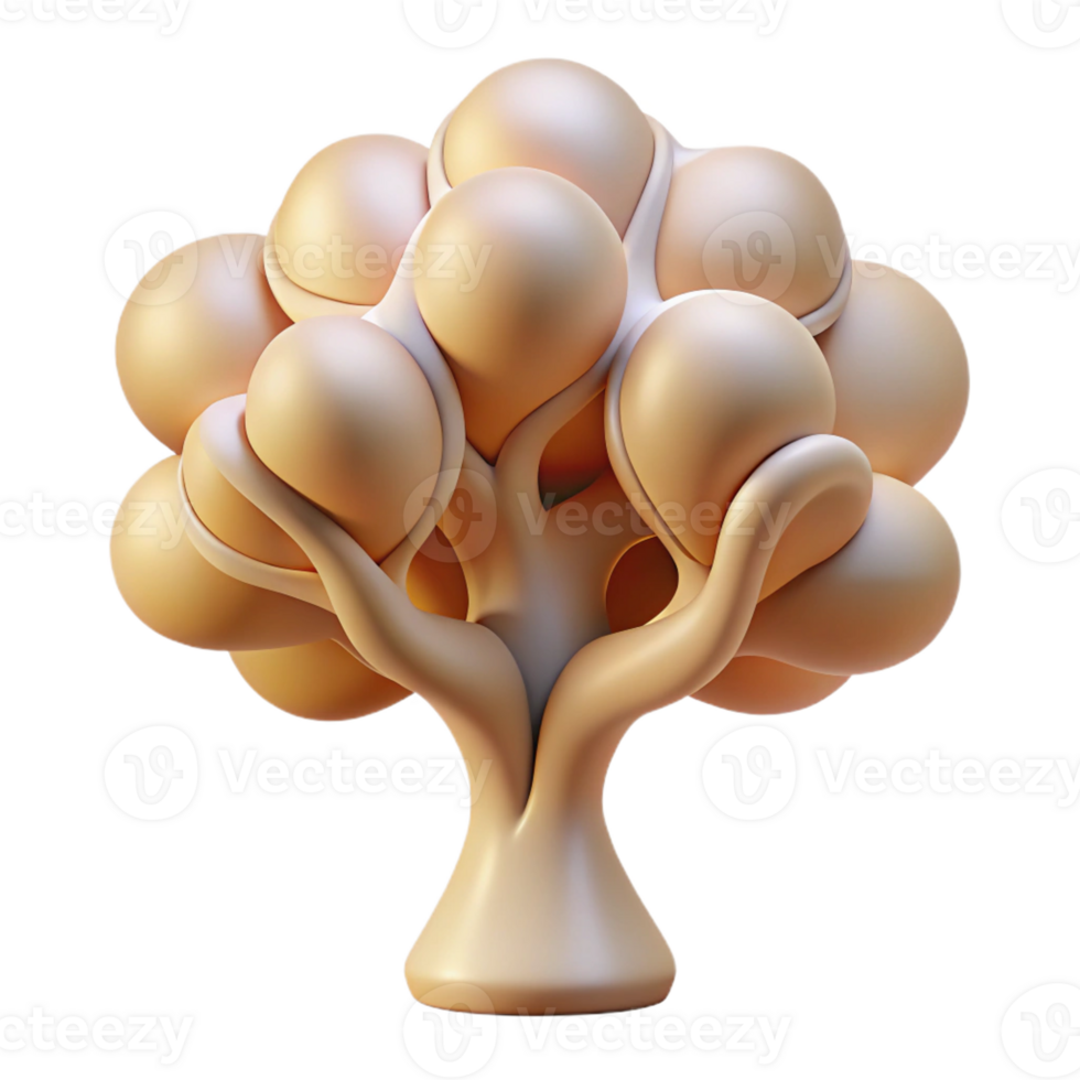 elegant artistic An Abstract Representation of a Tree Usin exclusive png