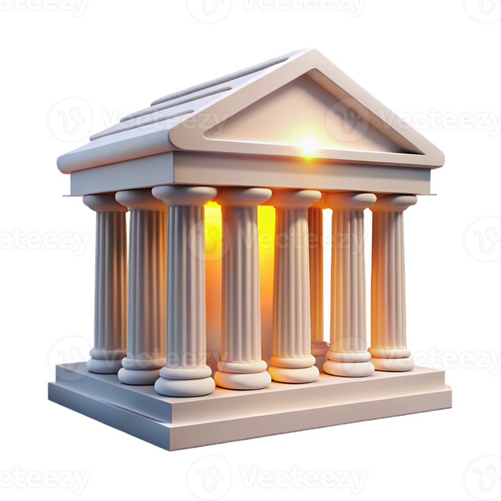 beautiful contemporary An Ancient Greek Temple Classical Style detailed png
