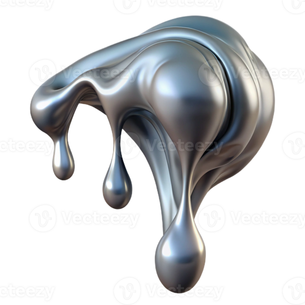 extraordinary rustic A Cascade of Flowing Liquid Mercury Ill exclusive png