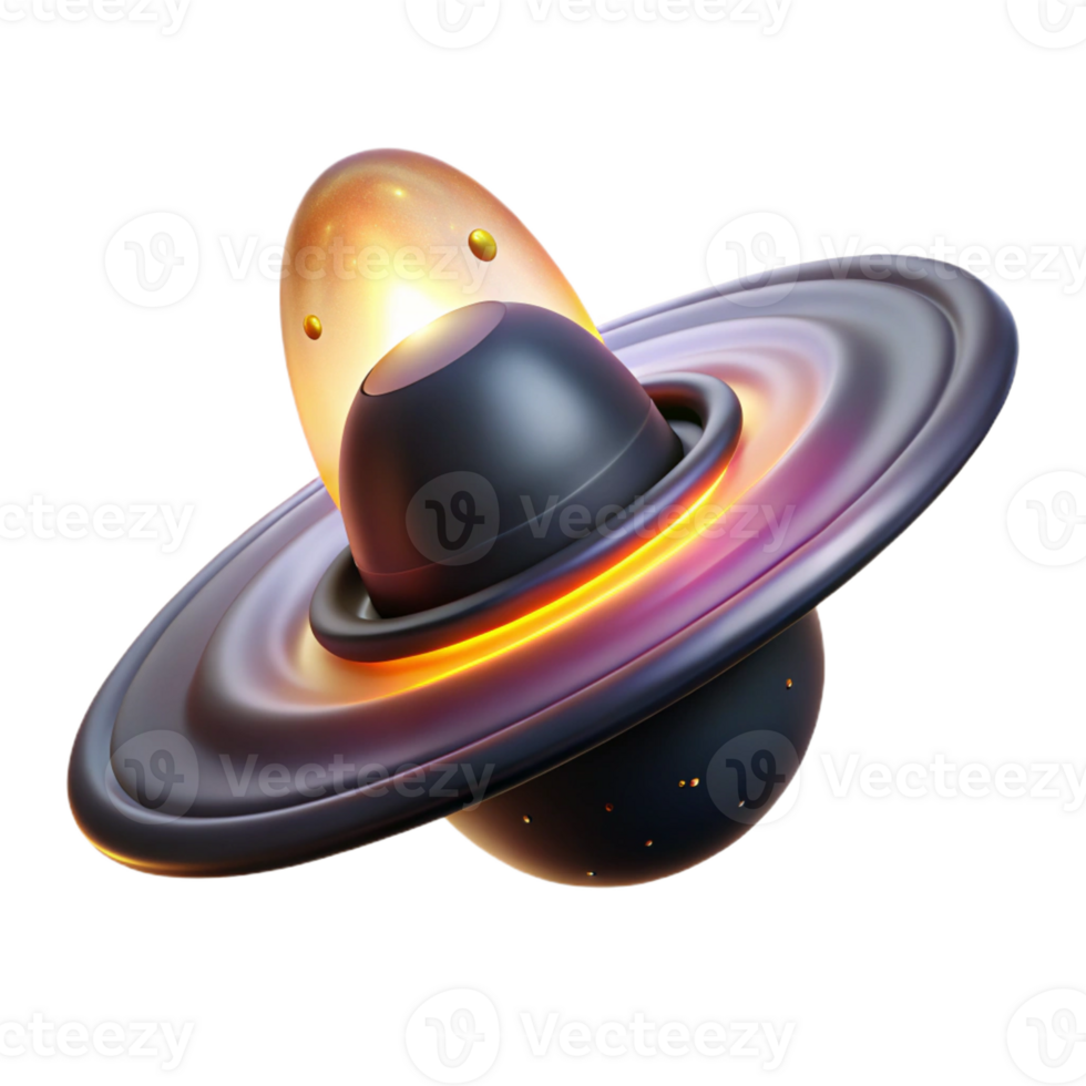 dramatic contemporary A Spaceship Escaping a Black Hole With exclusive png