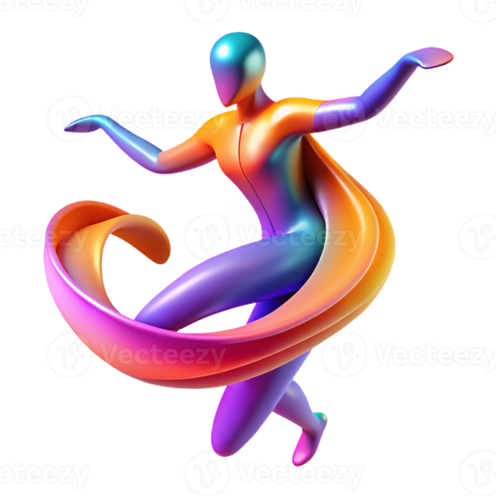 beautiful creative An Abstract Representation of Dance Using authentic png