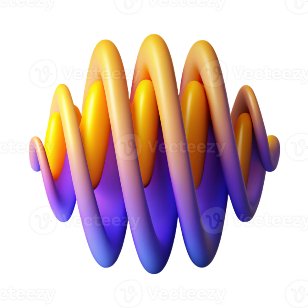 vibrant traditional An Abstract Representation of Sound Wave high resolution png