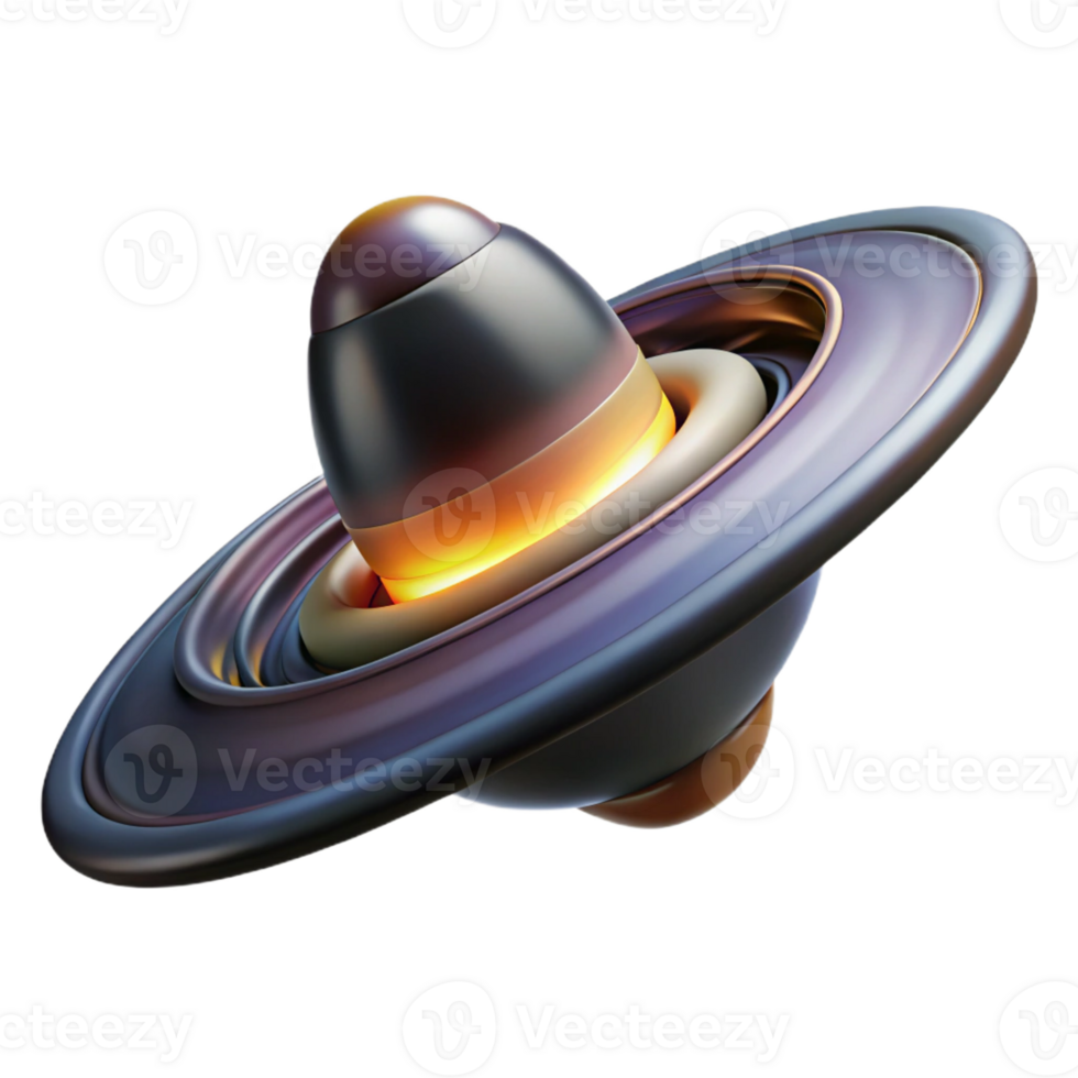 magnificent traditional A Spaceship Escaping a Black Hole With original png