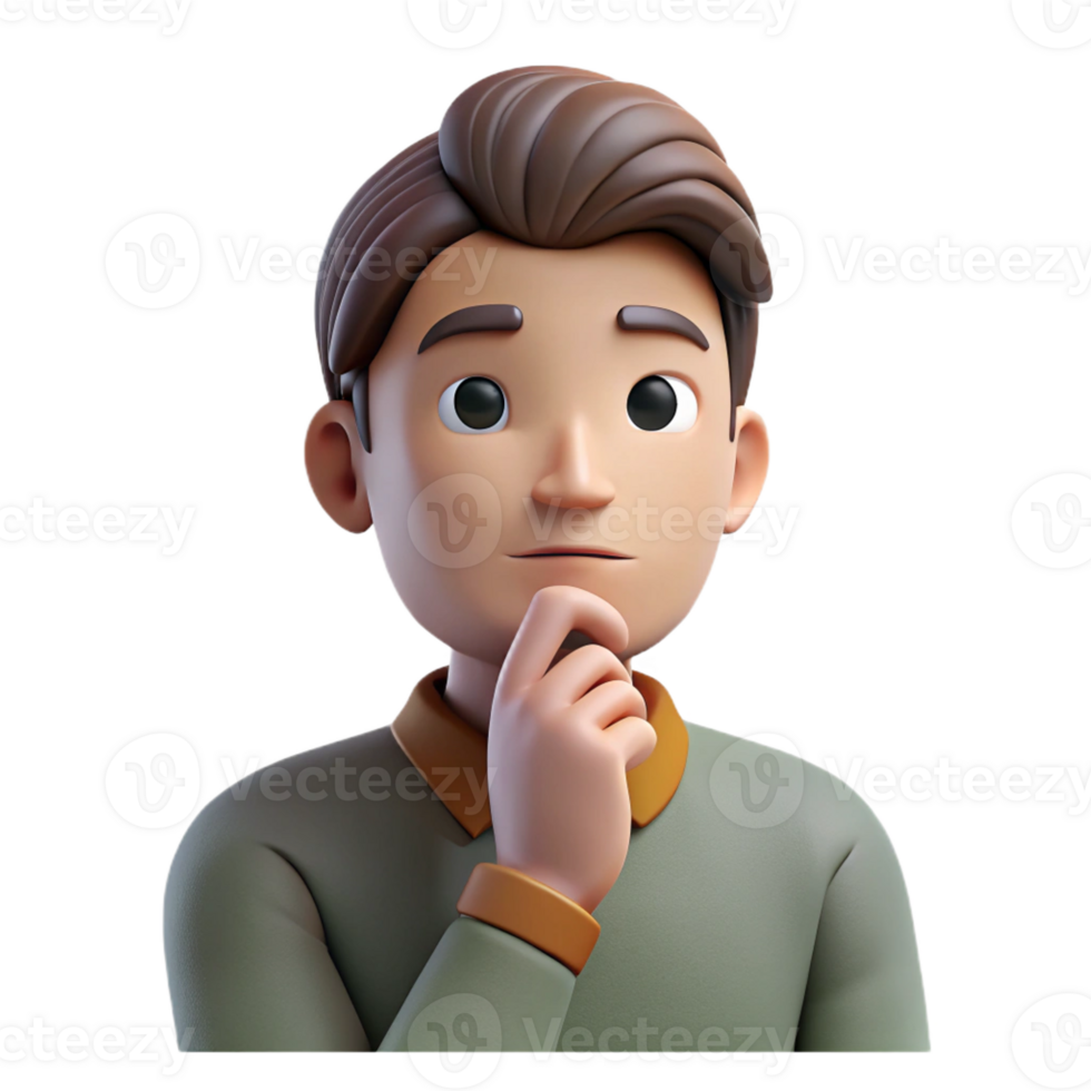 stunning classic A Portrait of a Thinking Man with a Conte professional png