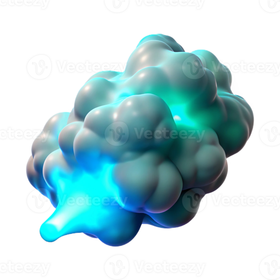 serene rustic A Cloud of Swirling Iridescent Smoke high resolution png