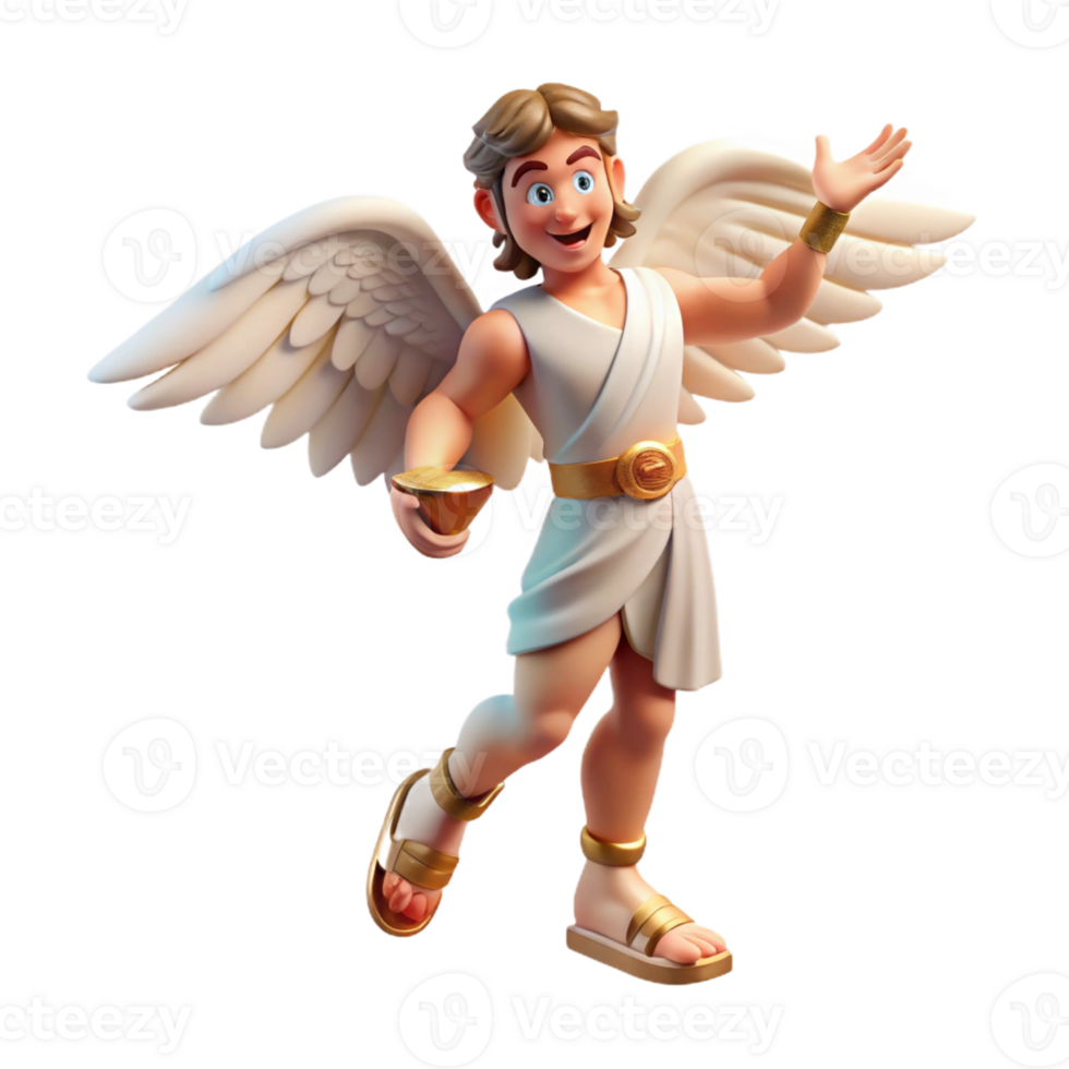 impressive creative Hermes Delivering a Message Sandals Win detailed png
