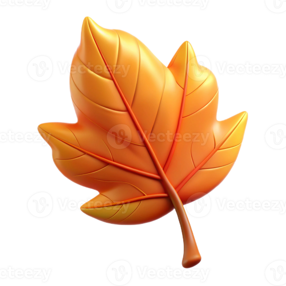dramatic minimalist Falling Autumn Leaf premium png